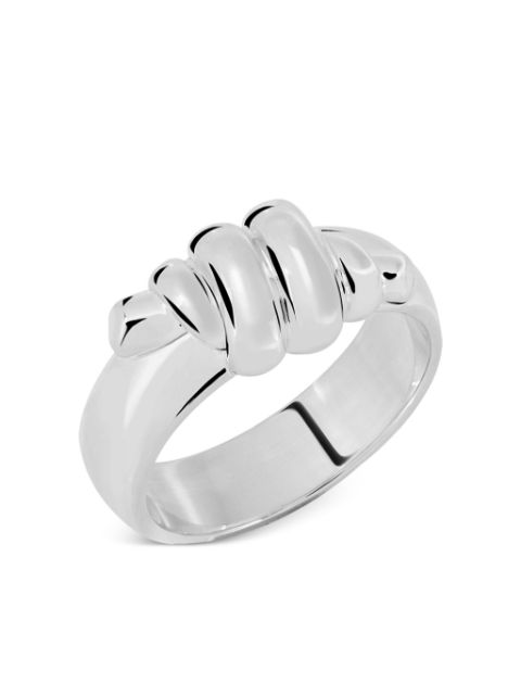 Dodo Nodo Bold ring met gegraveerd logo