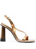 ETRO 120mm metallic-finish sandals - Gold