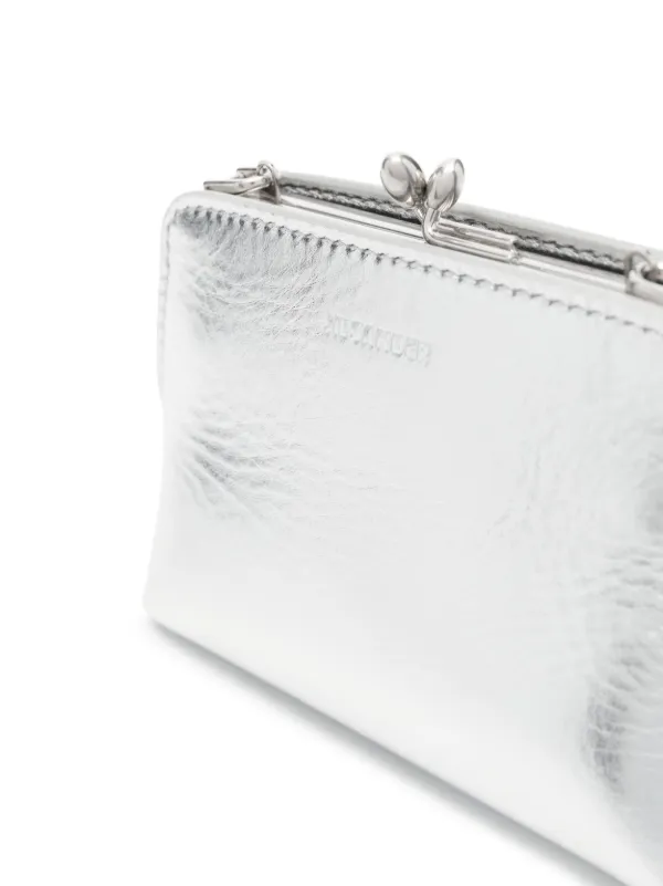 【Jil Sander】Goji レザー ショルダーバッグ ロゴ ホワイト Jil Sander Goji ショルダーバッグ マイクロ | グレー | FARFETCH JP