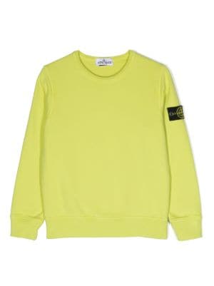 Stone Island Compass-motif Crew Neck Sweatshirt - Farfetch