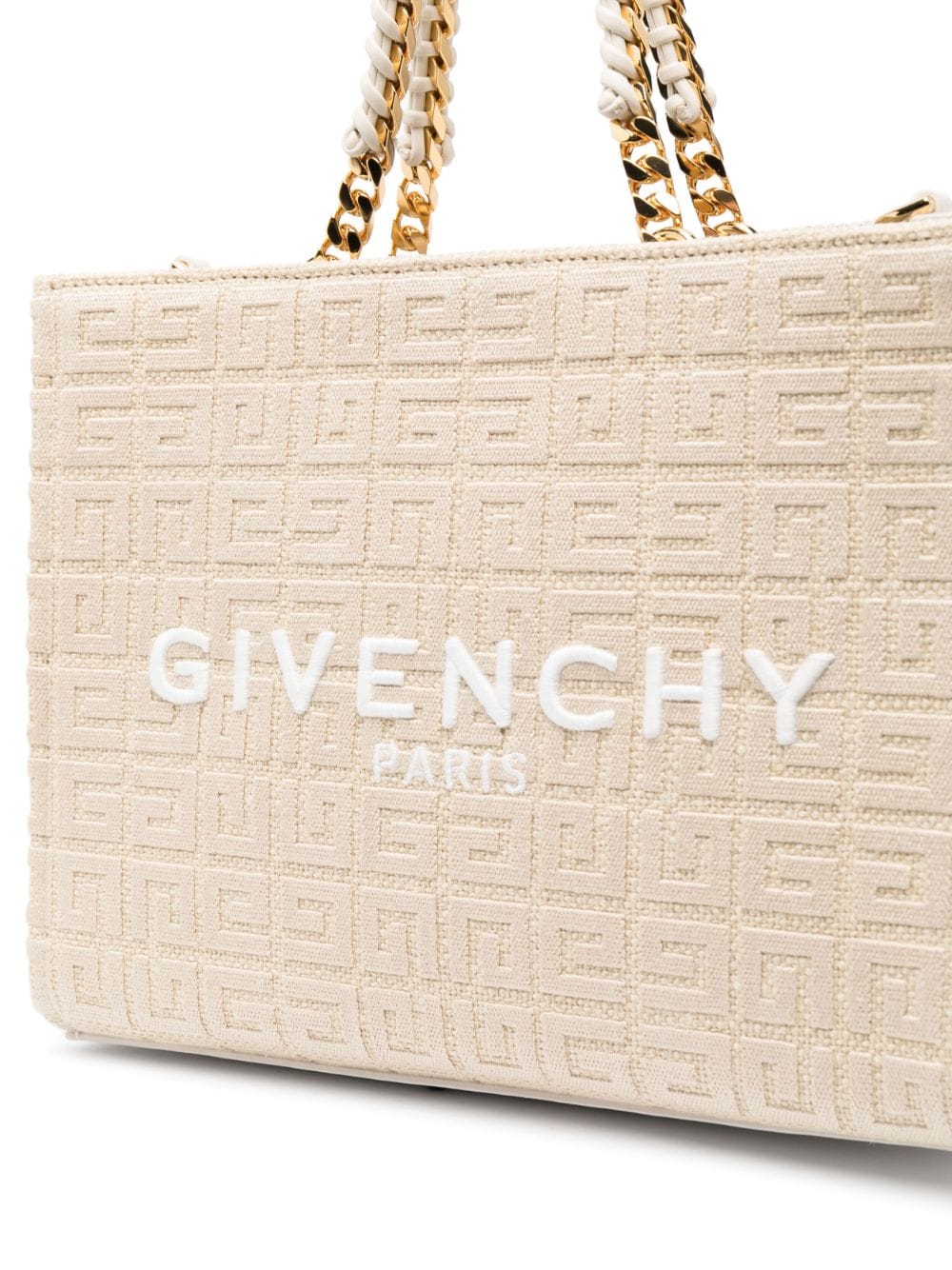 Shop Givenchy Small G-tote Shopping Bag In Nude
