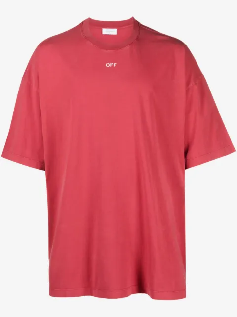 Off-White playera con estampado gráfico