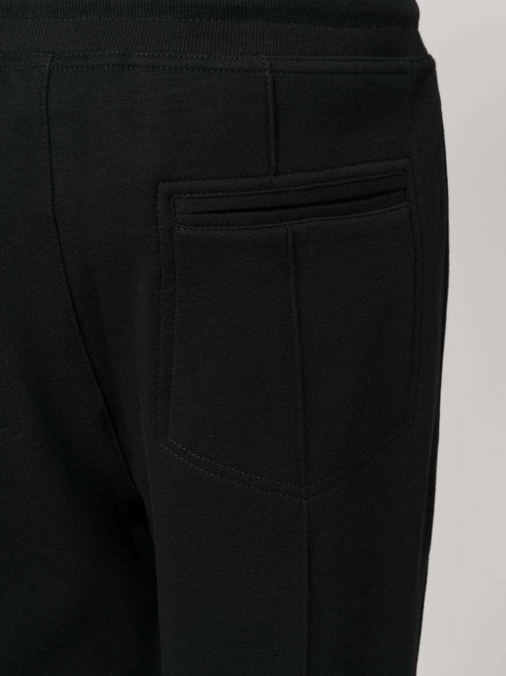 Shop Brunello Cucinelli Drawstring-waistband Cotton Track Pants In Black