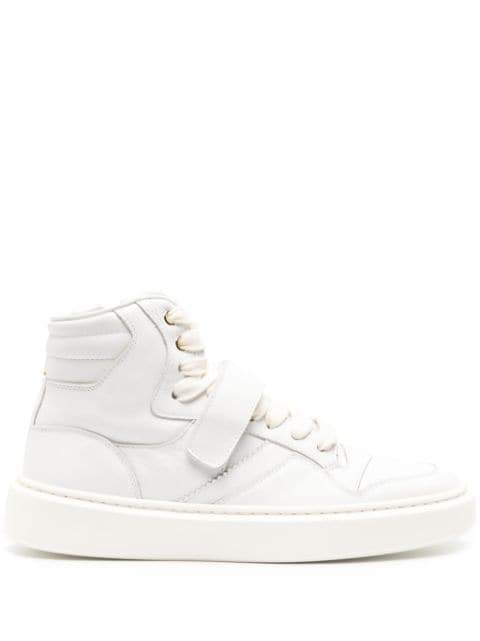 Doucal's hi-top leather sneakers