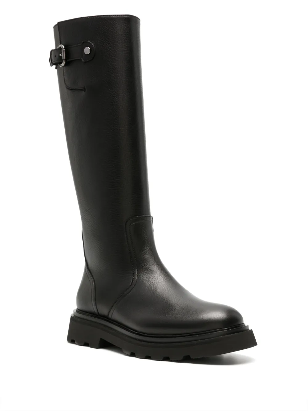 Doucal's knee-high leather boots Black