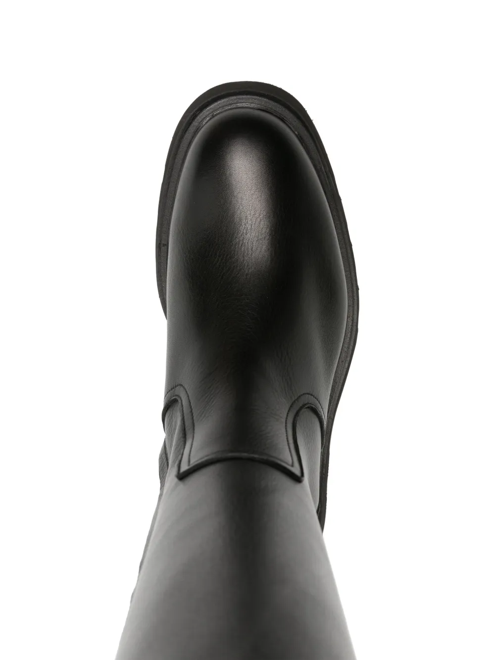 Doucal's knee-high leather boots Black