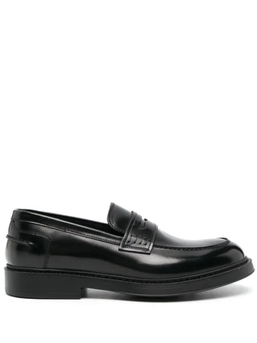 Mocassins en cuir à bout rond - Doucal's - Modalova