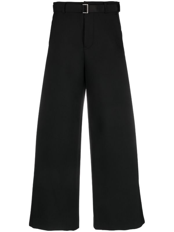 Sacai Suiting Bonding Tailored Trousers - Farfetch