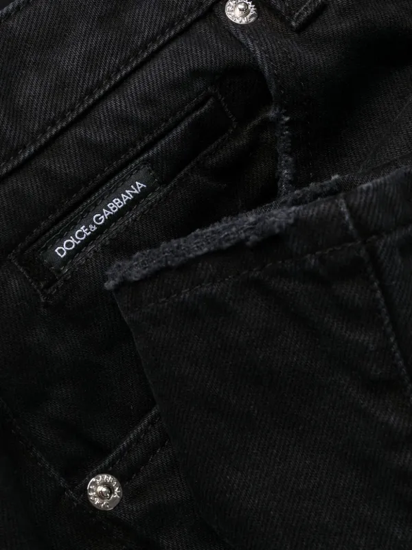 Dolce & Gabbana スキニーデニム ブラック Dolce & Gabbana ファイブポケット スキニージーンズ | ブラック