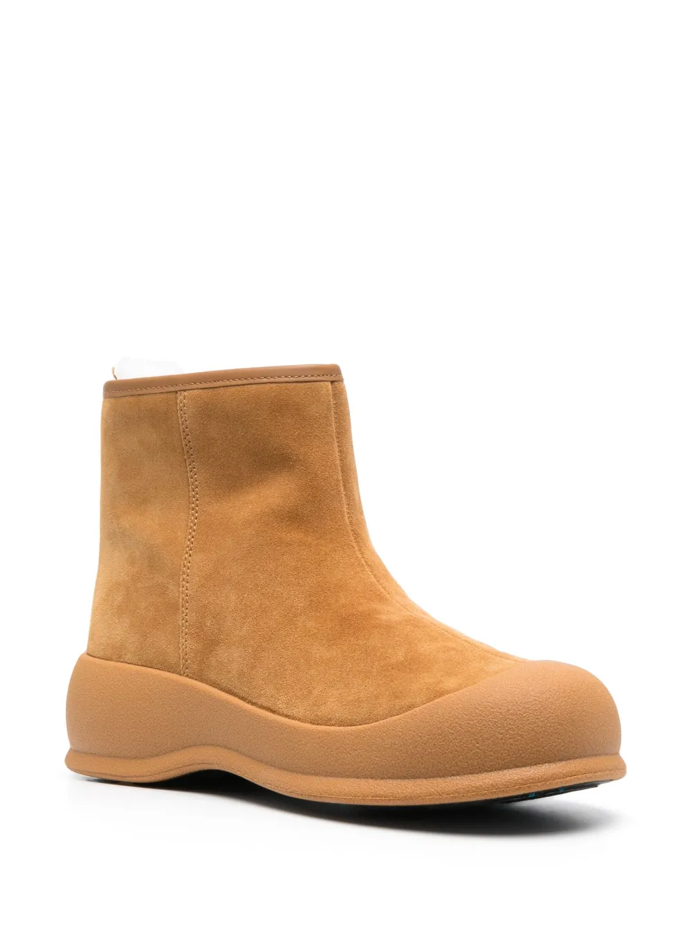 Bally 50mm fur-lining leather boots - Bruin