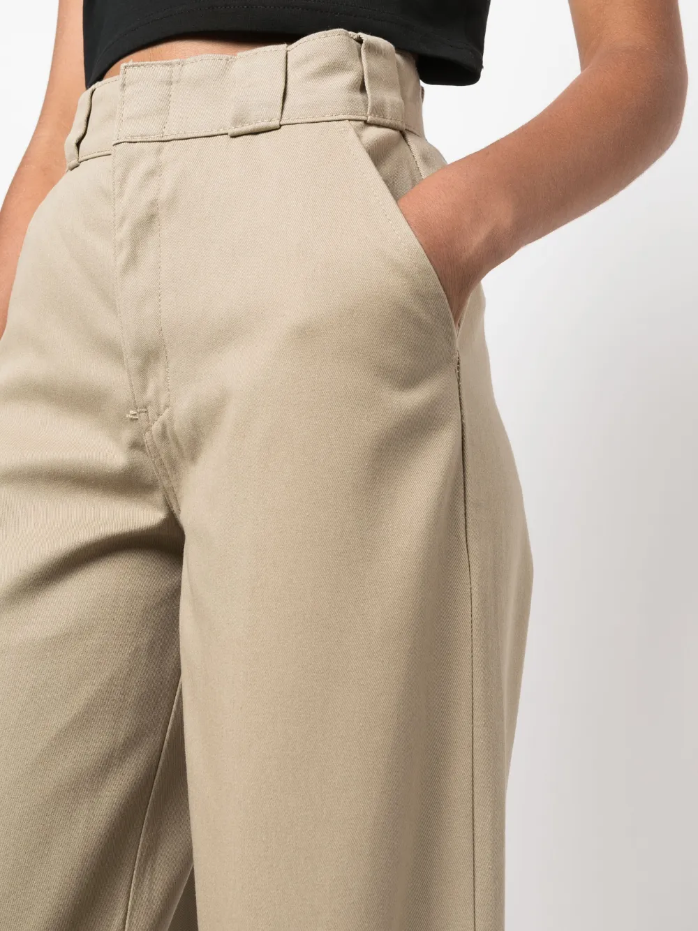 DICKIES Straight broek Beige