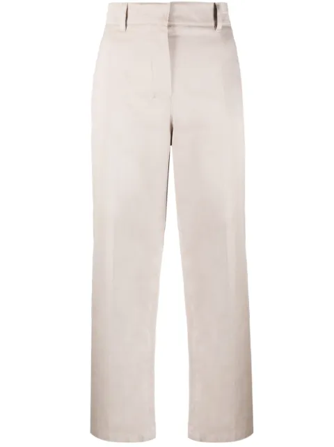 'S Max Mara wide-leg cotton trousers