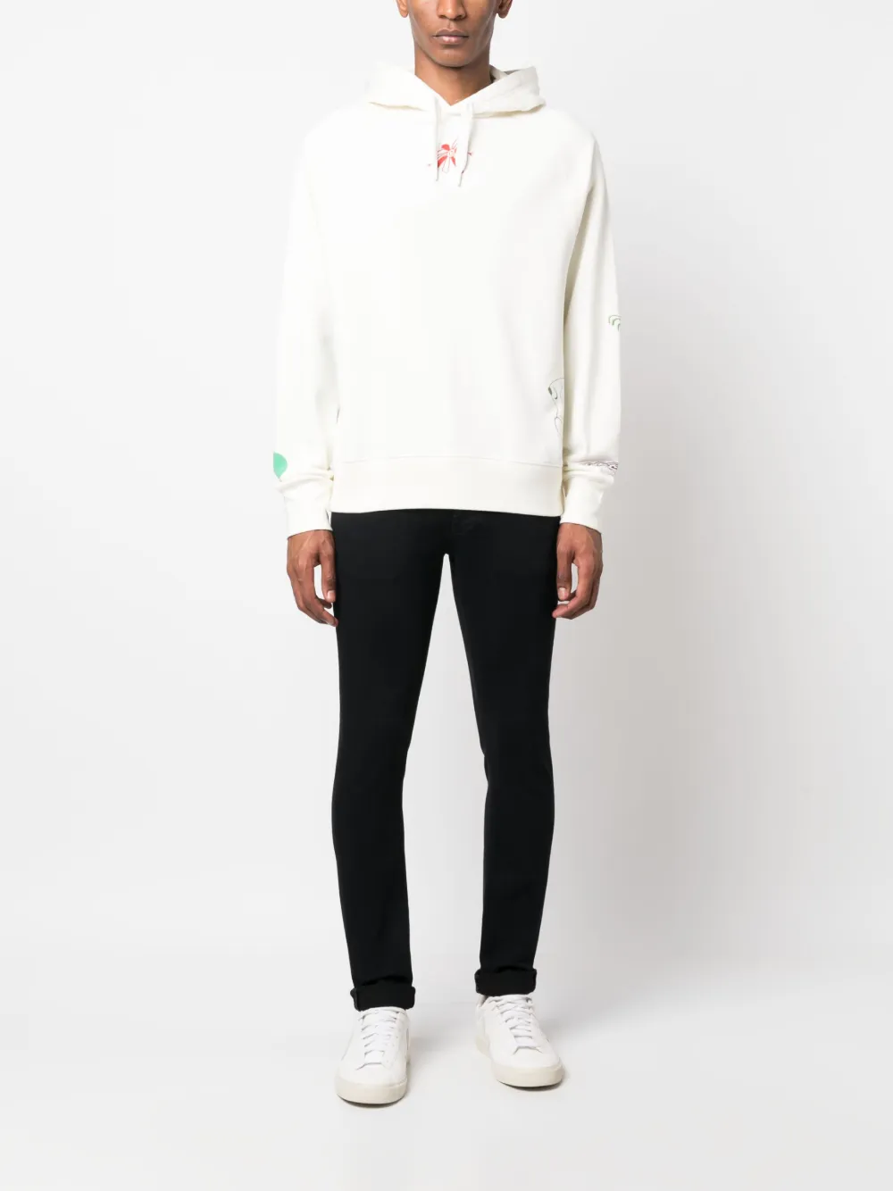 DONDUP mid-rise skinny jeans - Zwart