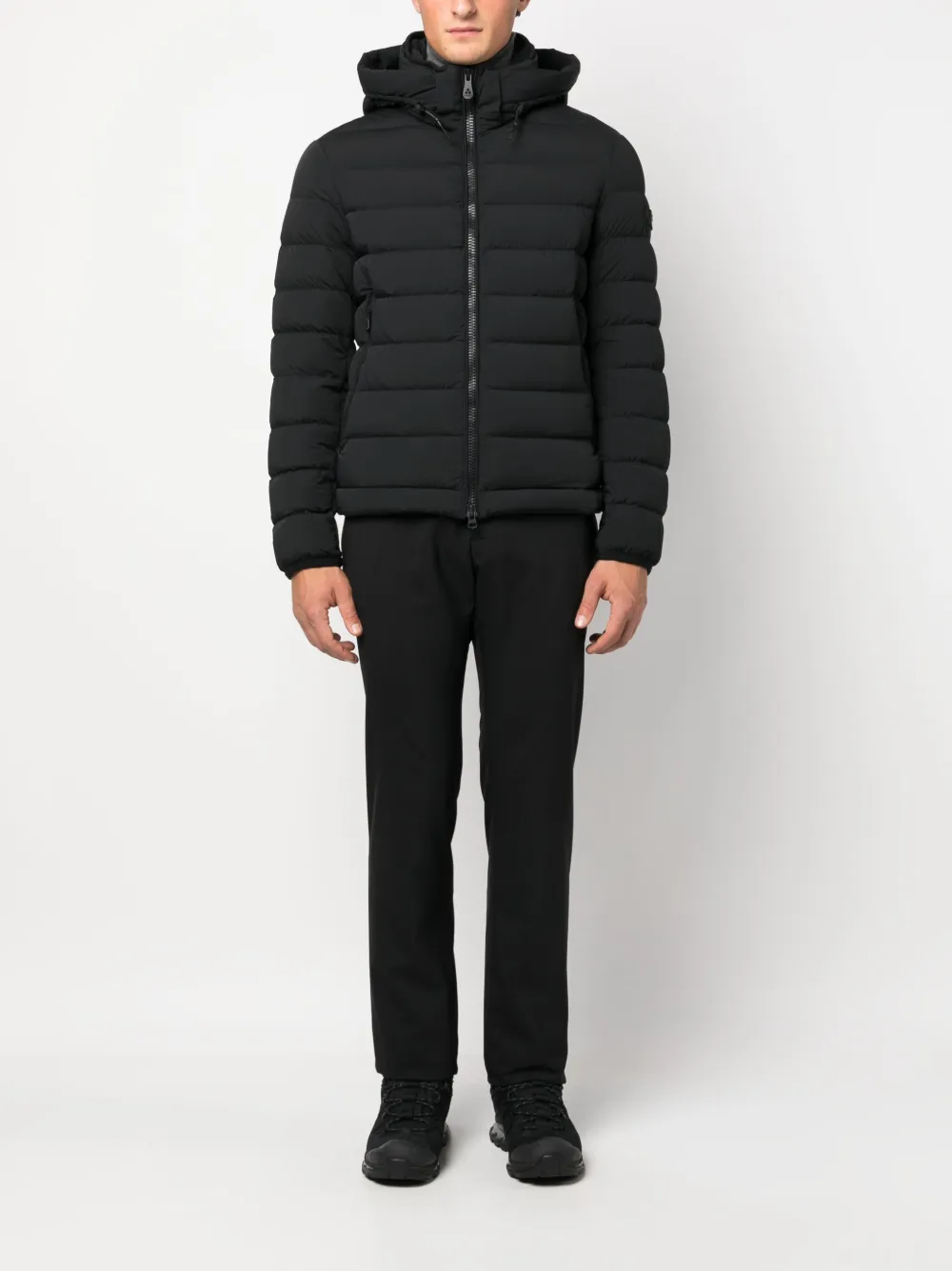Peuterey Boggs padded hooded jacket - Zwart
