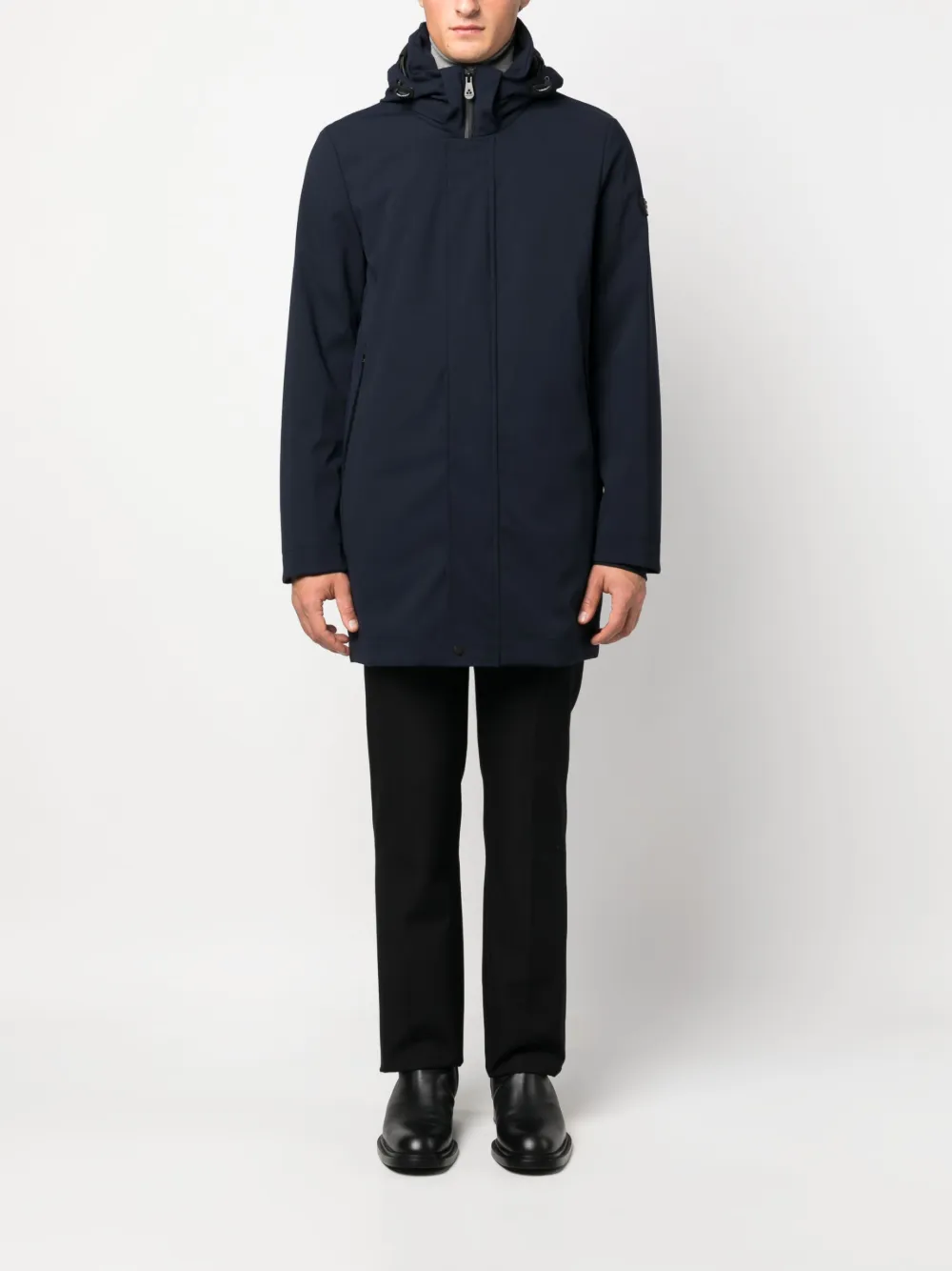 Peuterey Albali zip-up hooded jacket - Zwart