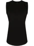 Michael Michael Kors pleat-detailing tank top - Black