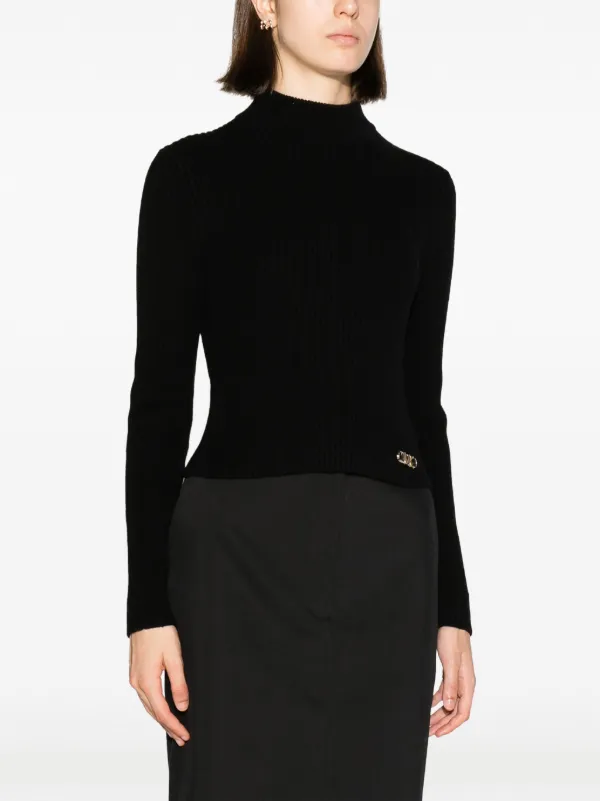 Michael kors black hot sale turtleneck sweater