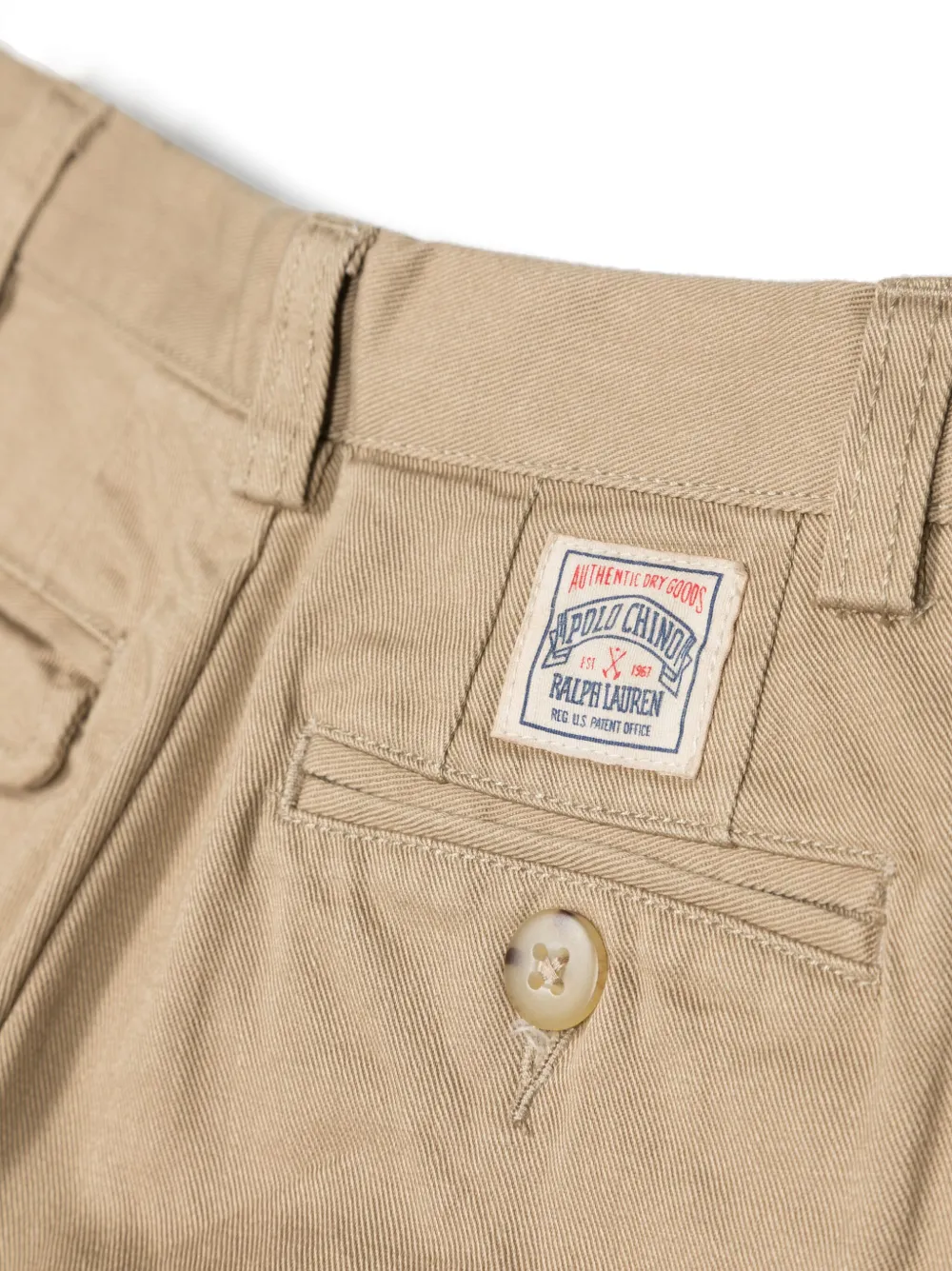 POLO RALPH LAUREN KIDS Broek met geplooid detail Bruin