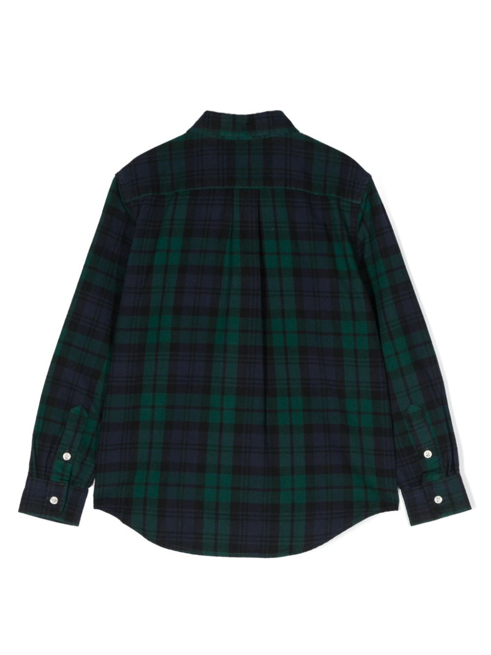 Shop Ralph Lauren Plaid-check Print Shirt In Green