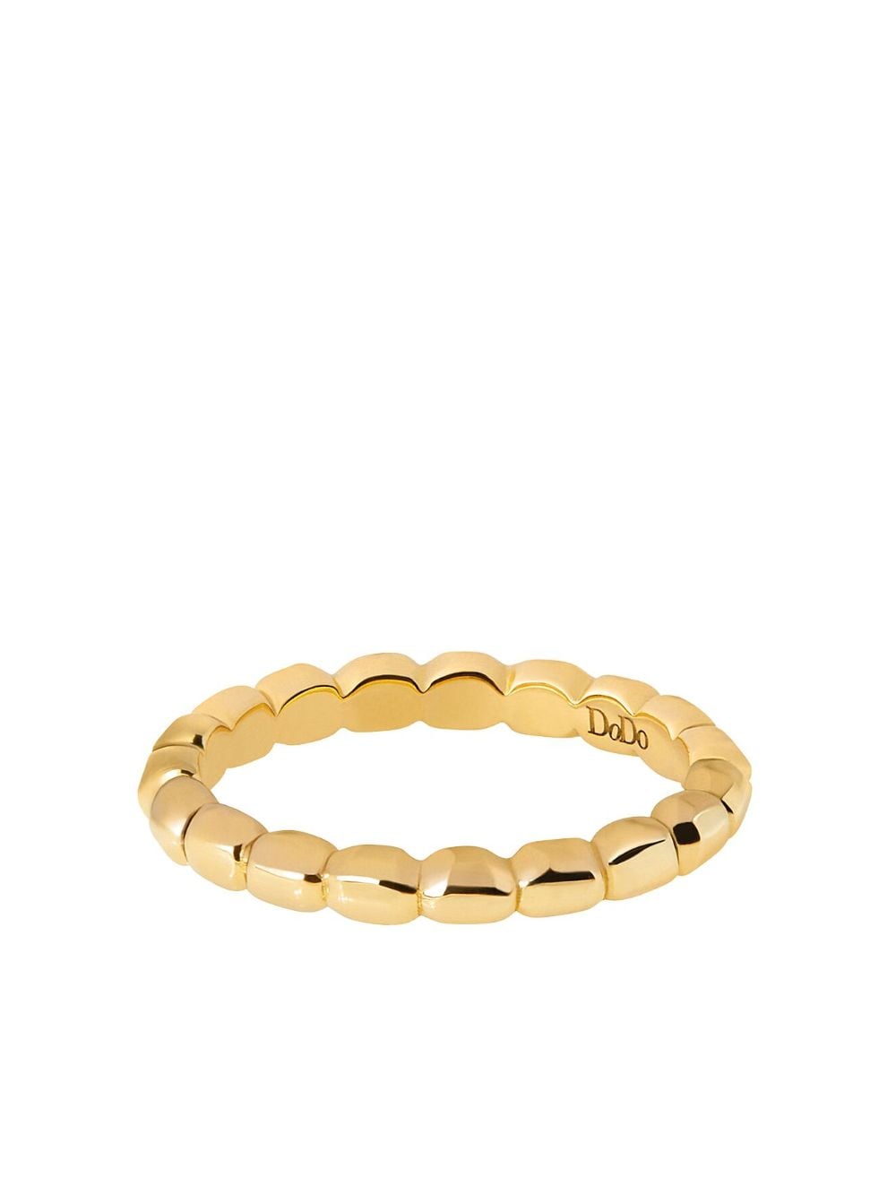 Dodo 18kt Yellow Gold Granelli Ring