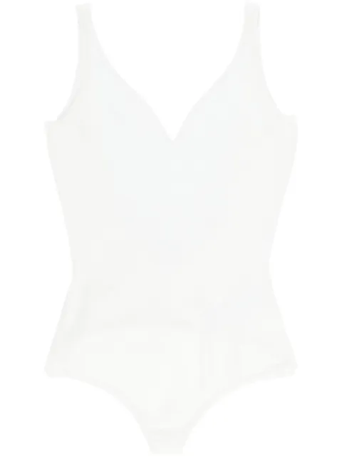Alexander McQueen V-neck low-back bodysuit