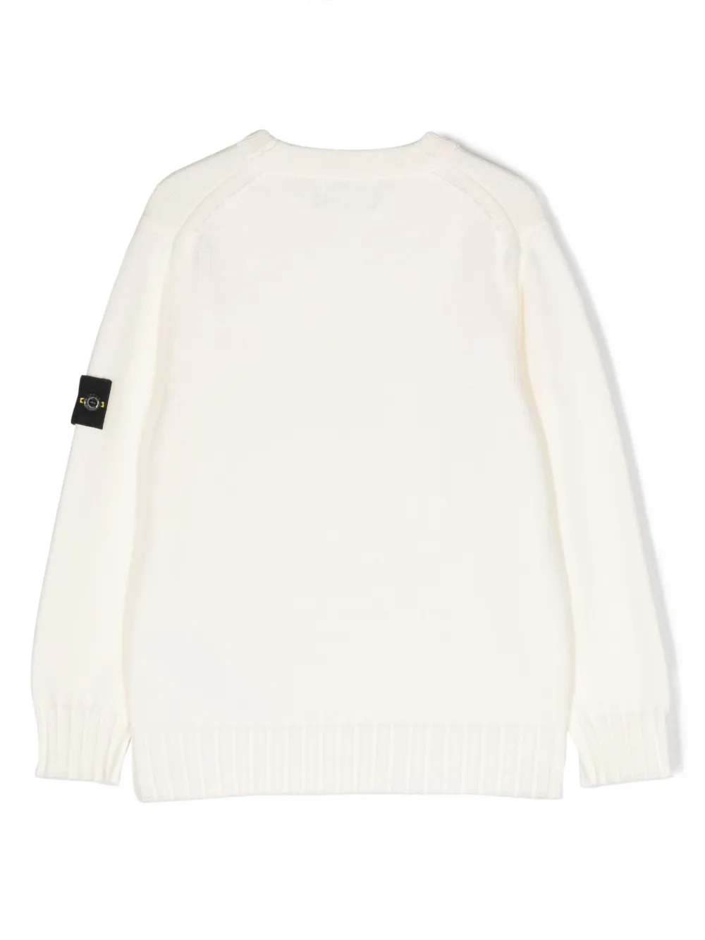 Stone Island Junior Compass-motif crew-neck jumper | Boys Knitwear | Image 2