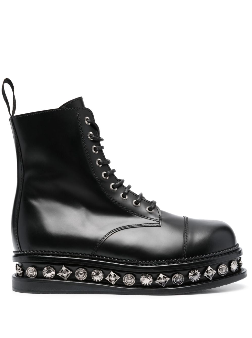 Toga Virilis stud-embellished Platform Leather Boots - Farfetch