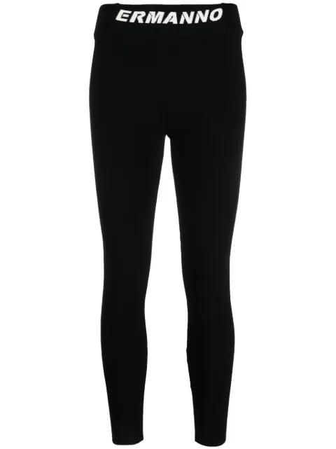 ERMANNO FIRENZE  leggins con tiro medio y logo en la pretina