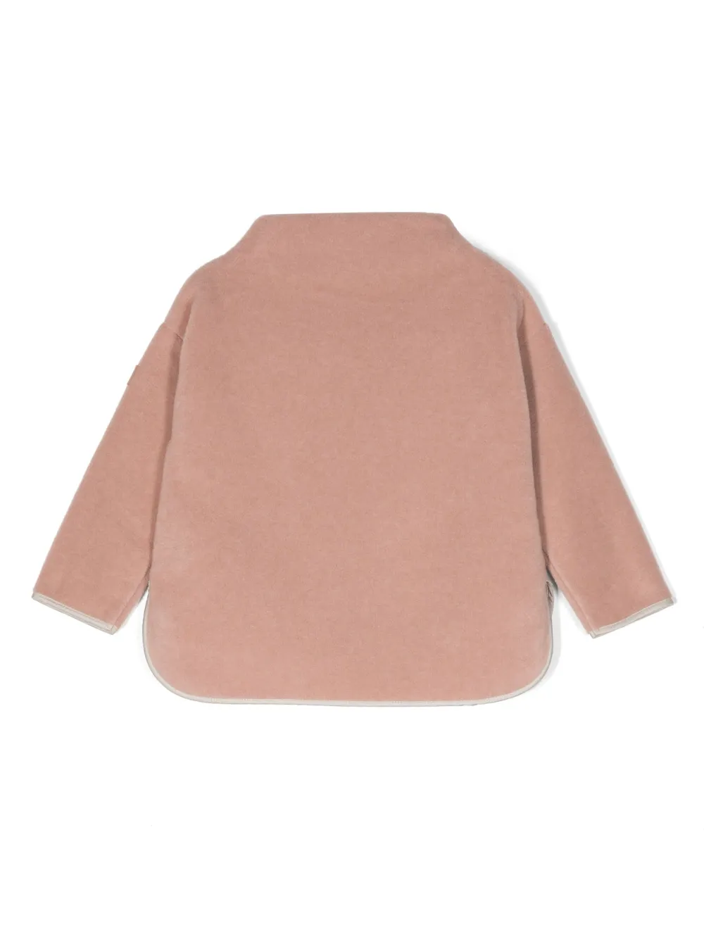 Il Gufo logo-patch high-neck sweatshirt - Roze