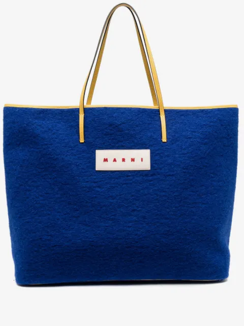 Marni felted reversible tote bag