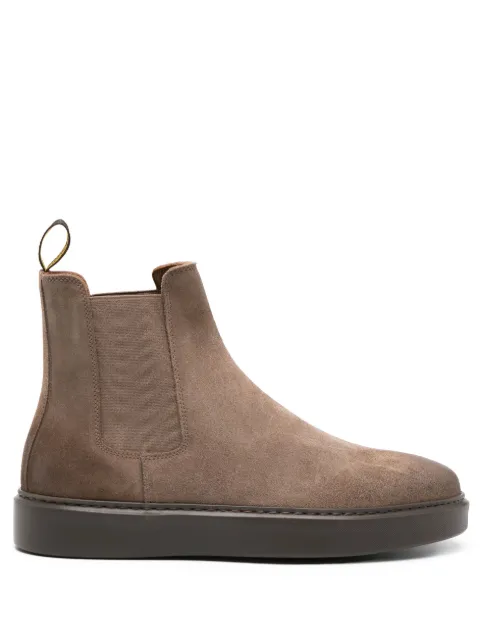 Doucal's bottines Chelsea en daim