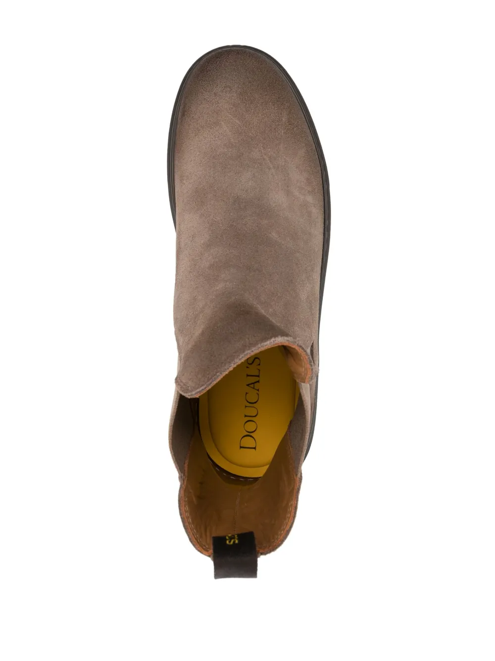 Shop Doucal's Suede Chelsea Ankle Boots In Brown