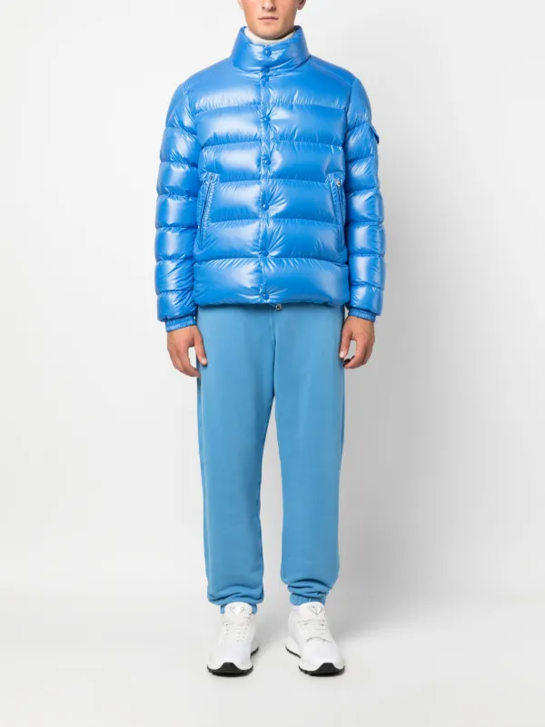 Moncler Lule Padded Down Jacket Blue FARFETCH AE