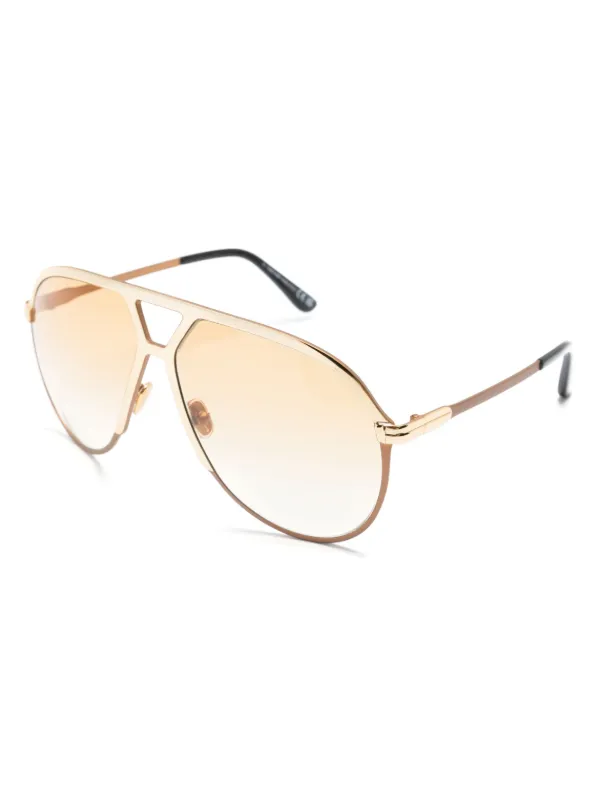 TOM FORD Eyewear TF1060 Xavier Oversize Sunglasses | Gold