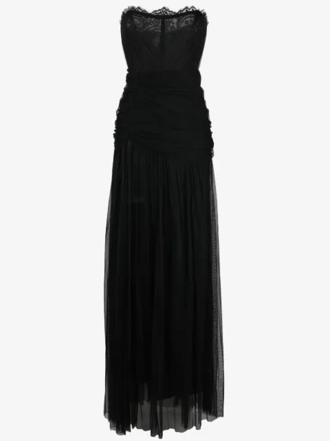 Ana Radu robe-corset longue à design drapé