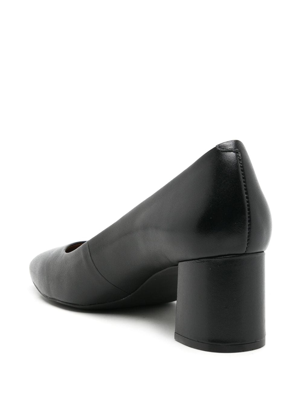 Shop Sarah Chofakian Beauvoir 45mm Leather Pumps In Black