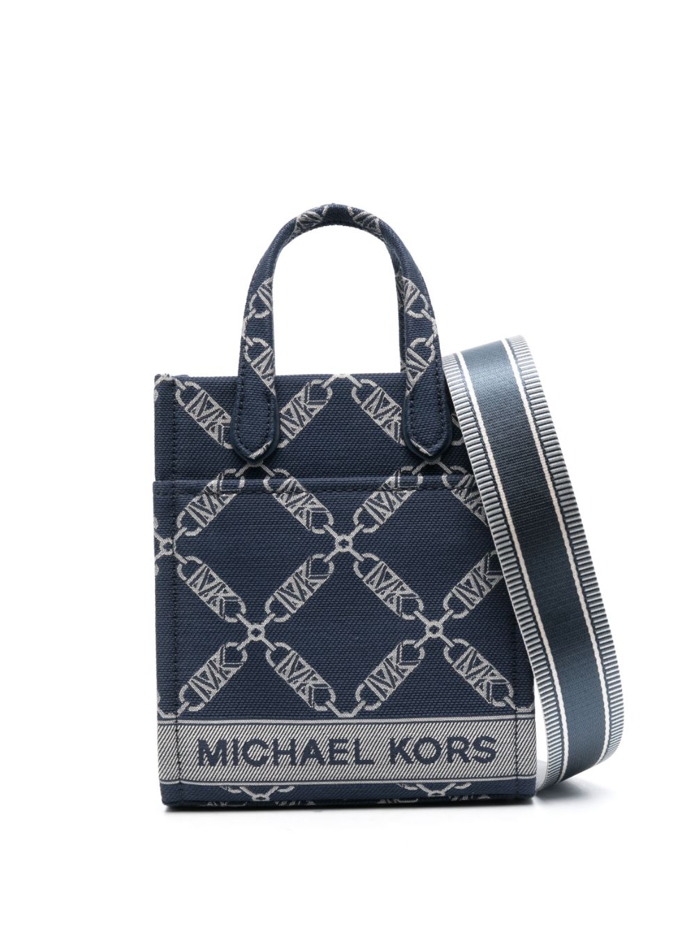  Michael Michael Kors Women's Navy Blue Gigi Canvas