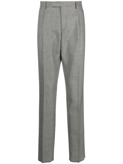 Lardini pressed-crease tailored trousers 