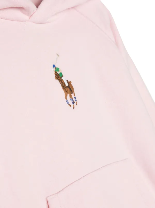 Ralph lauren pink online hoodie