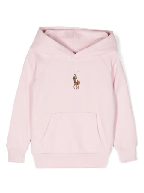 POLO RALPH LAUREN KIDS Polo Pony cotton hoodie 