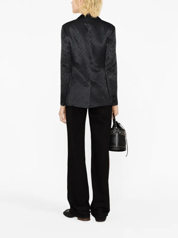 ETRO パターンジャカード ジャケット | ブラック | FARFETCH JP