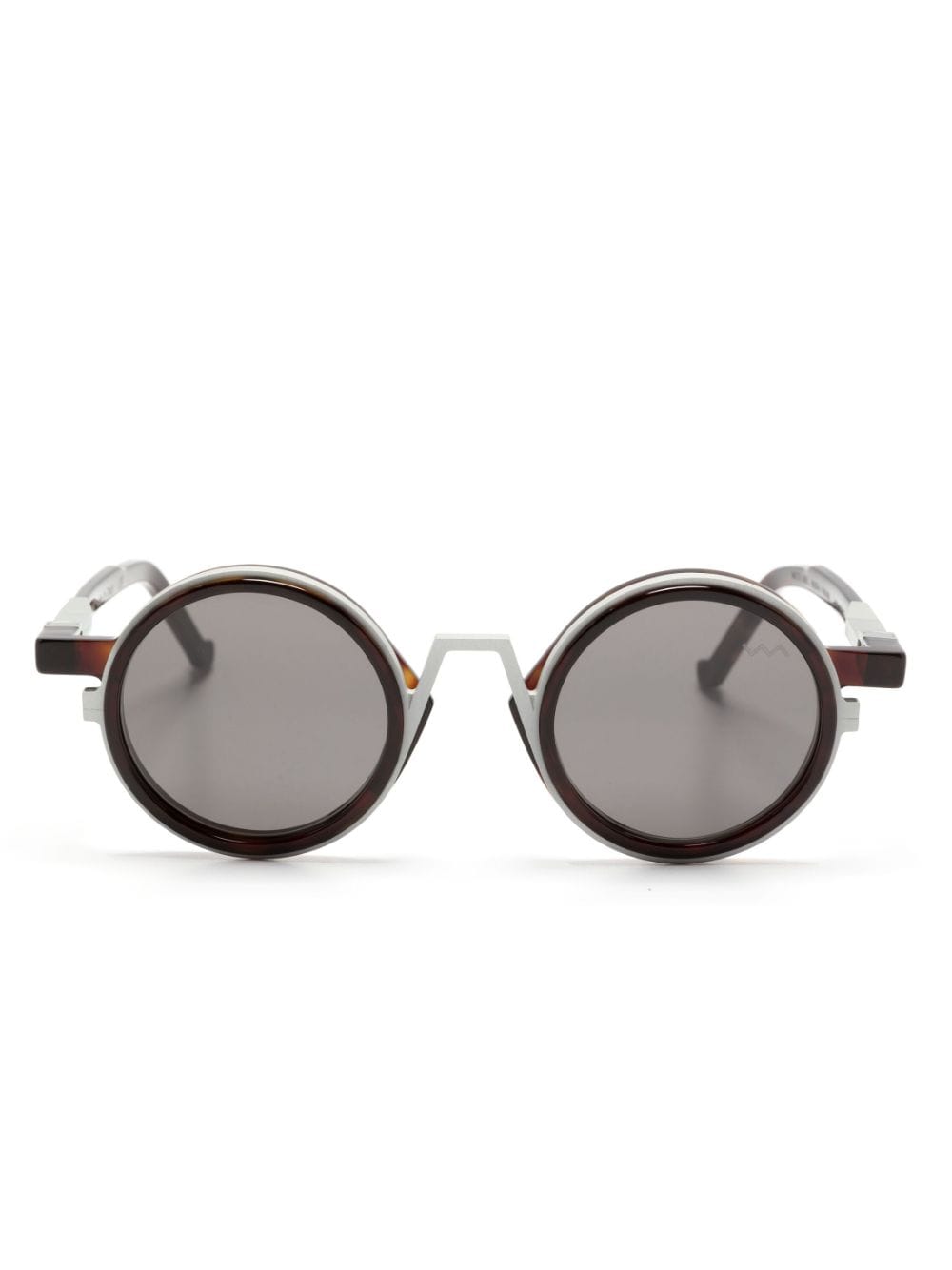 Vava Eyewear Wl0046 Round-frame Sunglasses In Silver