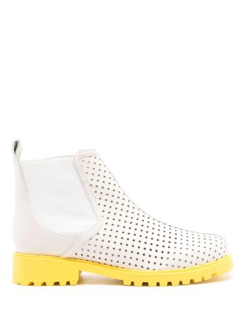Bottines Louis en cuir - Sarah Chofakian - Modalova