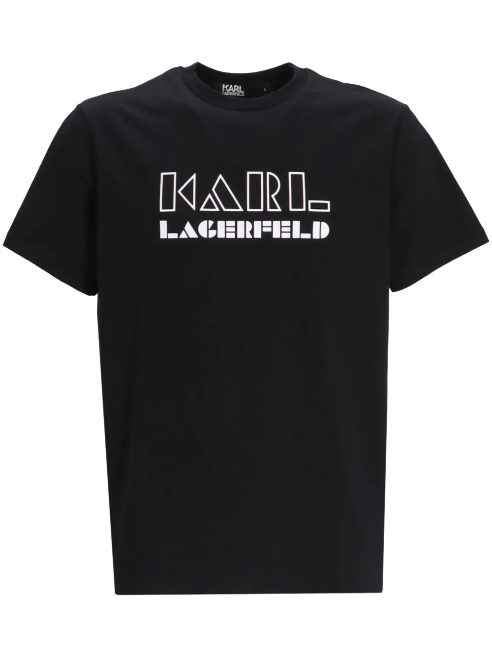Karl Lagerfeld T-shirt met logoprint Zwart