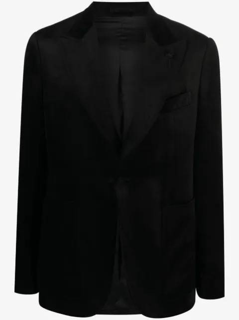 Lardini brooch-detail single-breasted blazer