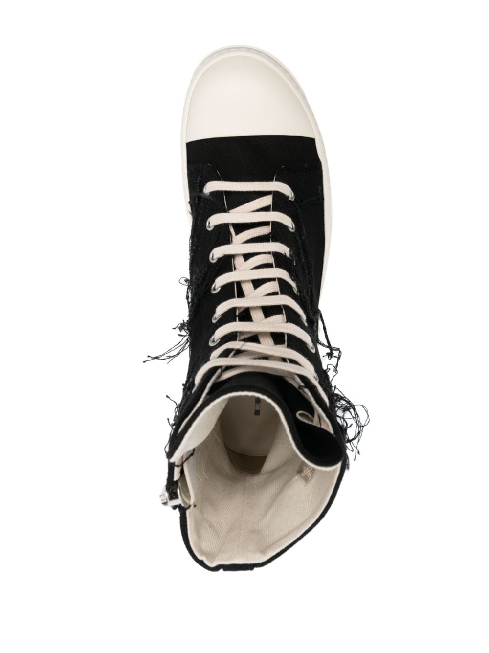 Rick Owens DRKSHDW distressed-effect lace-up high-top Sneakers - Farfetch