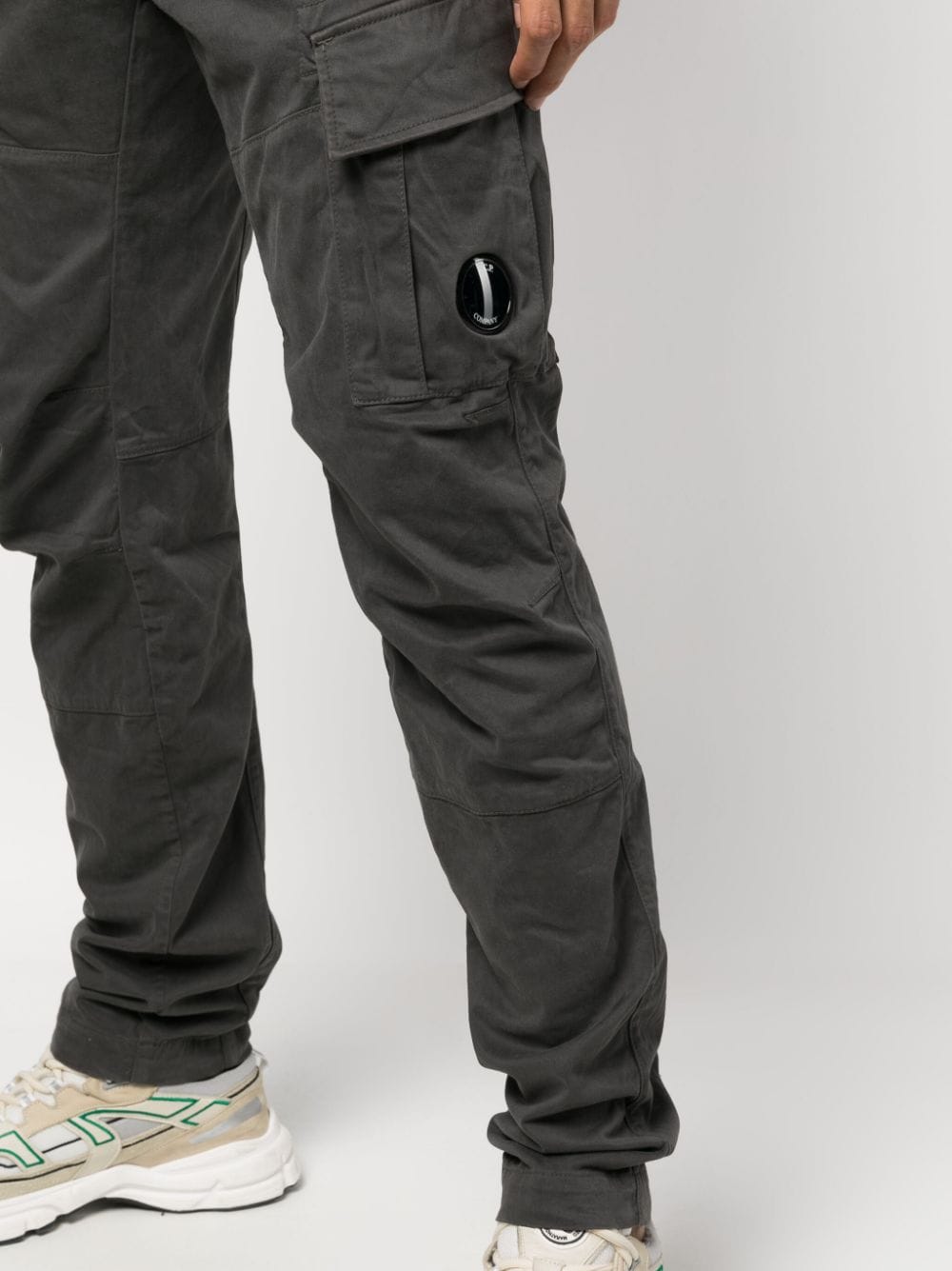 C.P. Company Lens-detail stretch-cotton Cargo Pants - Farfetch