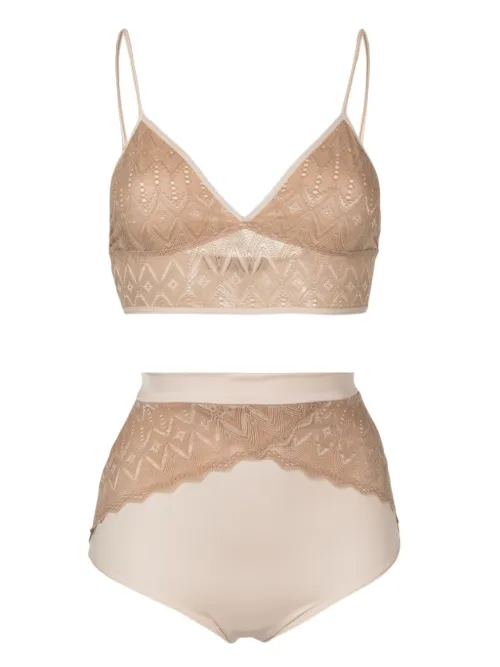 Ensemble de lingerie à empiècement en dentelle - Lethicia Bronstein - Modalova