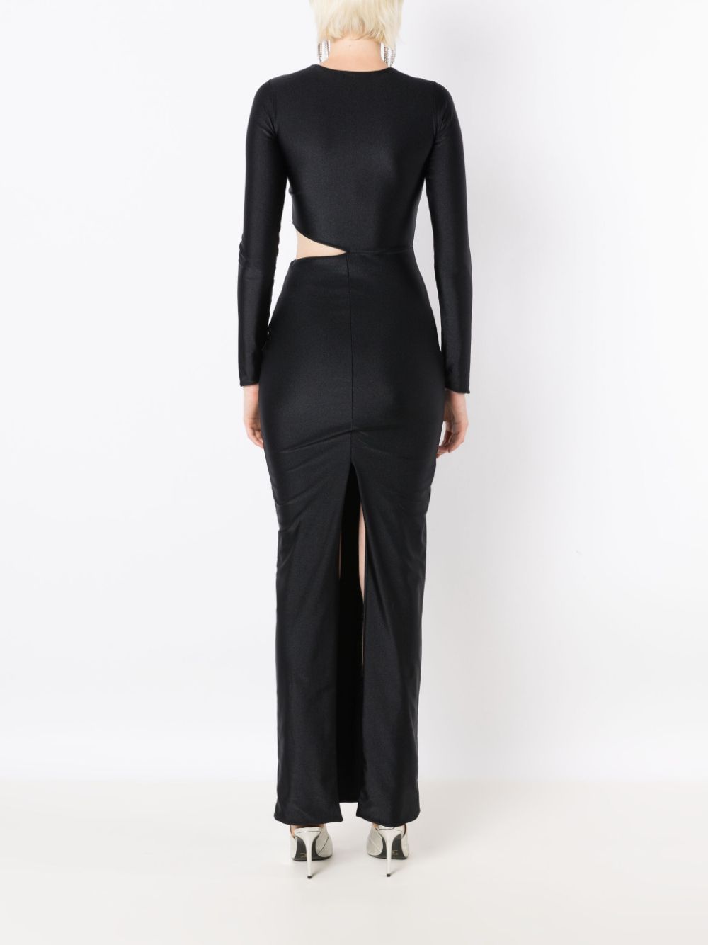 Shop Lethicia Bronstein Sophia Cut-out Maxi Dress In Black