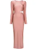 Lethicia Bronstein Sophia cut-out maxi dress - Pink